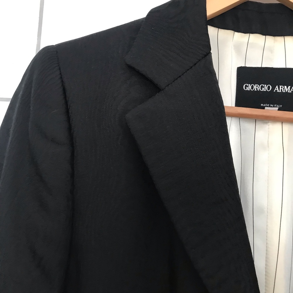 Giorgio Armani Silk Tailored Blazer - Picture 8 of 16